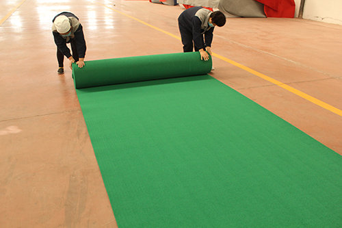 绿平纹地毯批发
